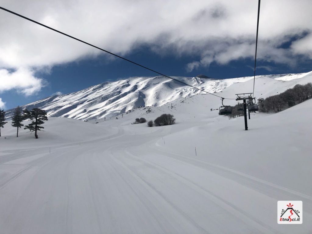 Etna Nord - Confermata apertura sciovie da domani. I costi degli skipass.