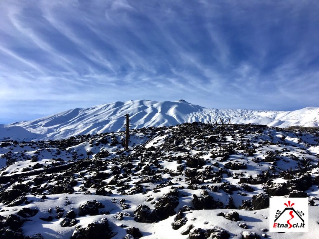 Etna - Aggiornamento innevamento sulle piste e in fuoripista