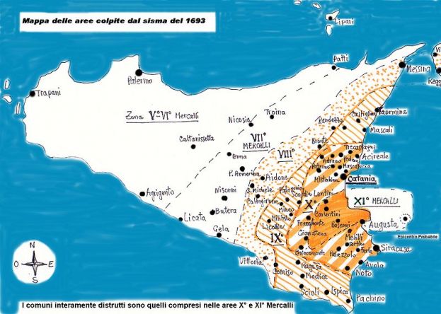 Nel 1693 la Sicilia orientale fu distrutta da un forte terremoto: ma la causa non fu l’Etna.
