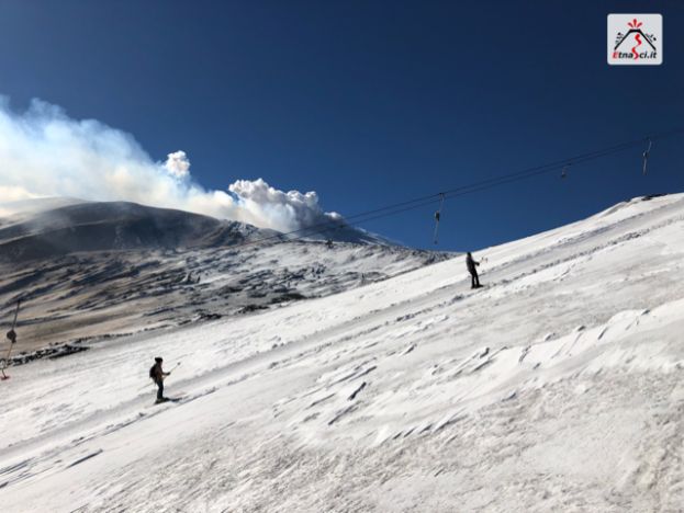 1.2.2019 Etna - Aggiornamento situazione neve in pista e fuoripista, meteo e strade per il week end