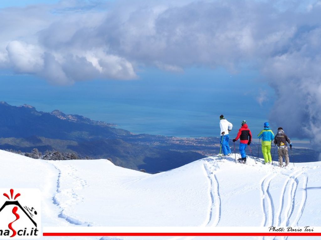 27 Feb 2015 Spettacolare freeski a Etna Nord